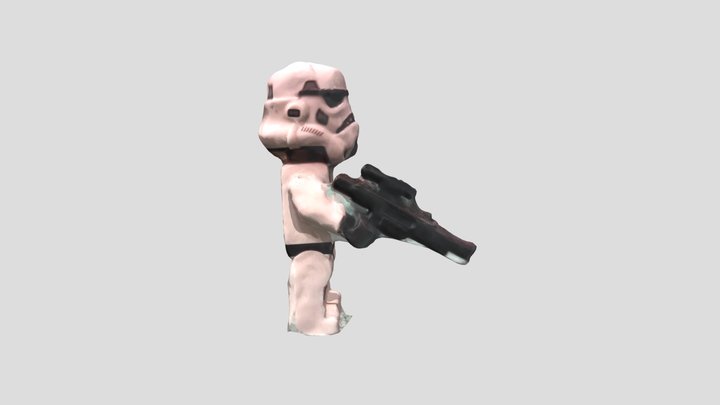 Poly3D Lego Stormtrooper [FBX blender Test 1] 3D Model