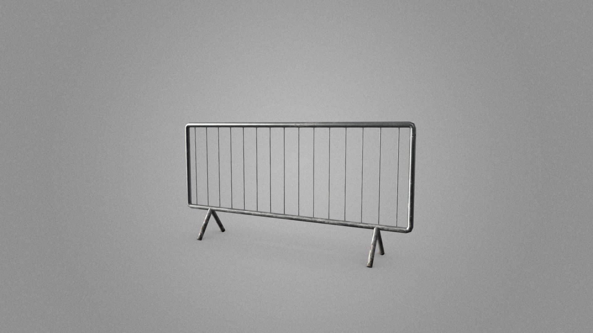 3D model Steel Barrier - This is a 3D model of the Steel Barrier. The 3D model is about a black and white photo of a black and white electronic device.