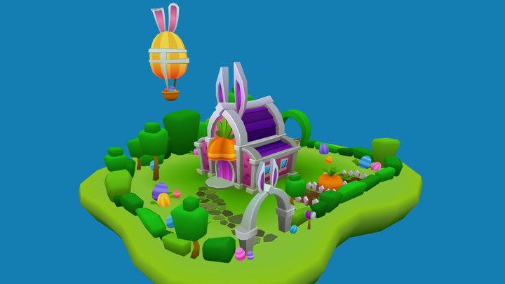 Easter_Scene 3D Model