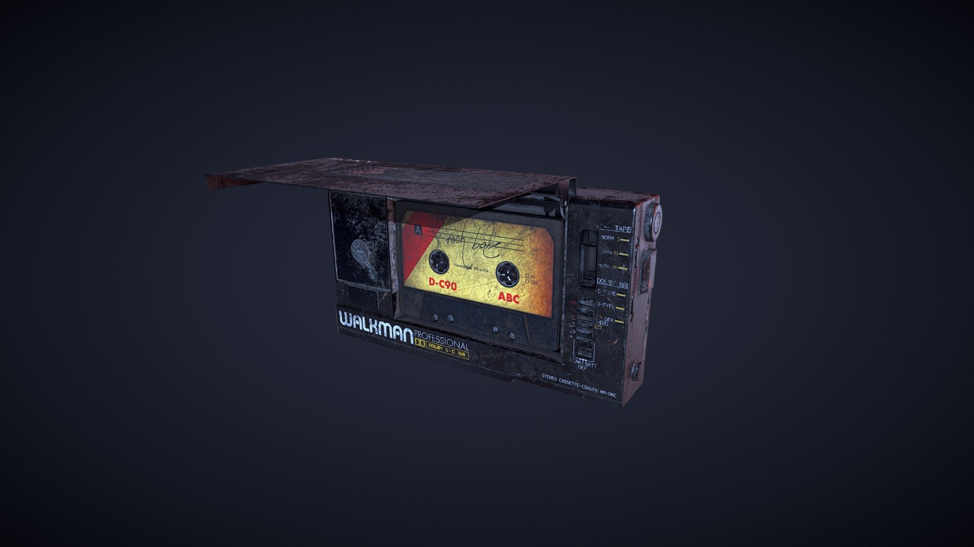 SONY WM-D6C PROFESSIONAL - 3D model by Mikhail (@kteensky) [ece107a ...