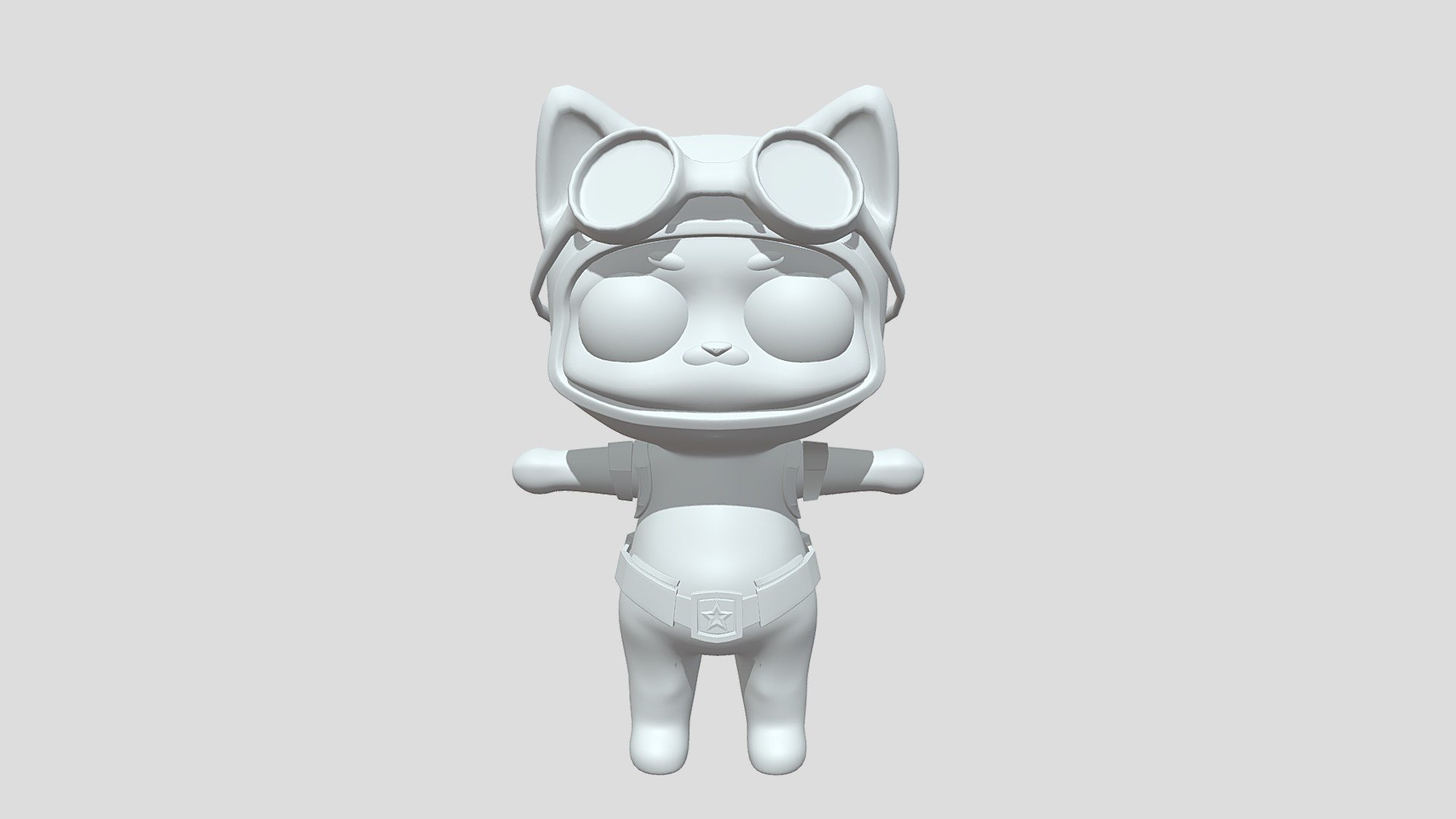 Milky - Cat robot - 3D model by nguyetanhh111 [ece1423] - Sketchfab
