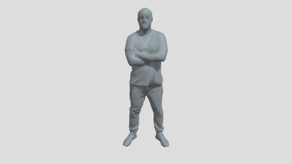 Lowpoly Male Standing