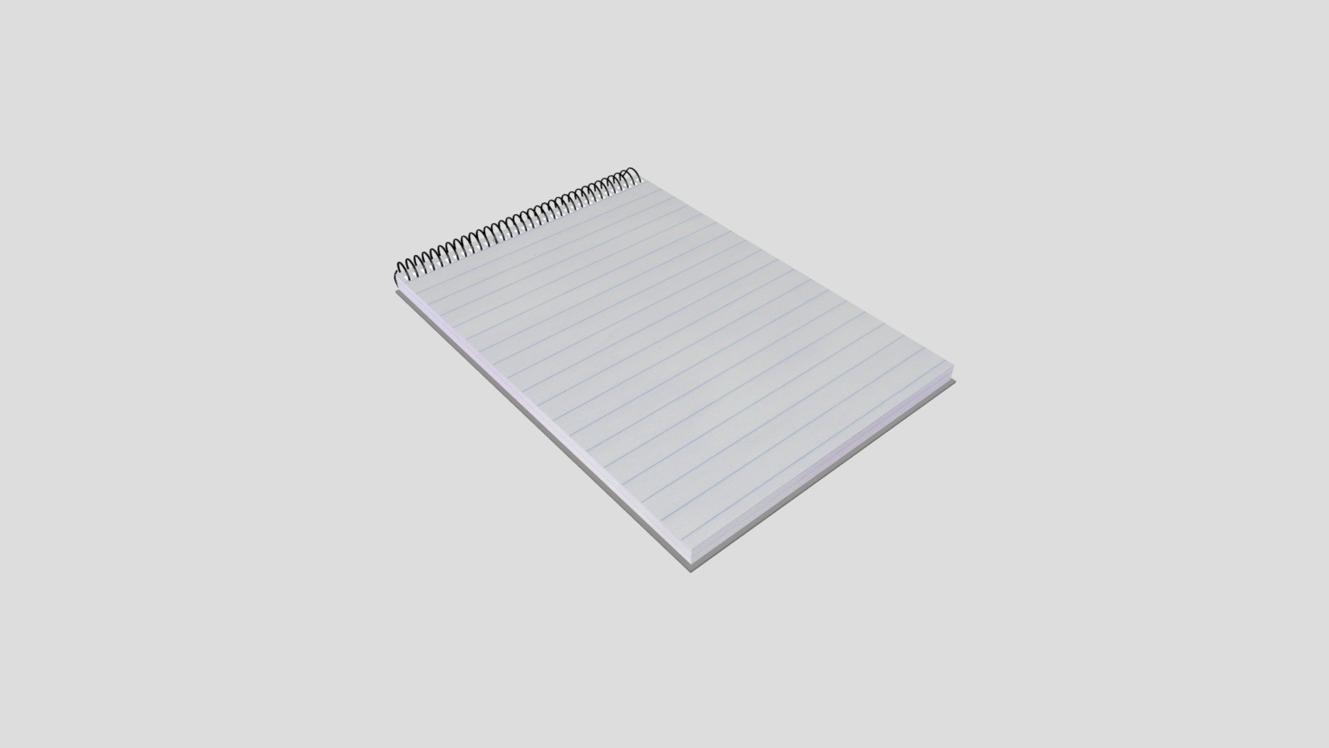 Notepad Download Free 3D model by FractalSpace [ece41df] Sketchfab