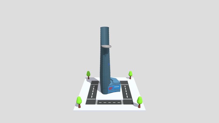 BITEXCO LOWPOLY 3D Model