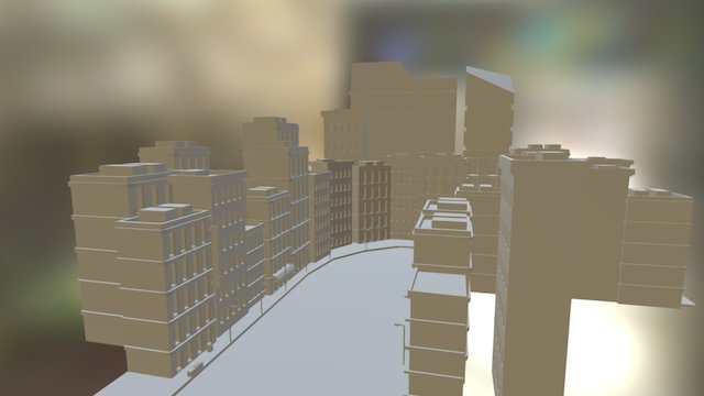 city (no textures) 3D Model