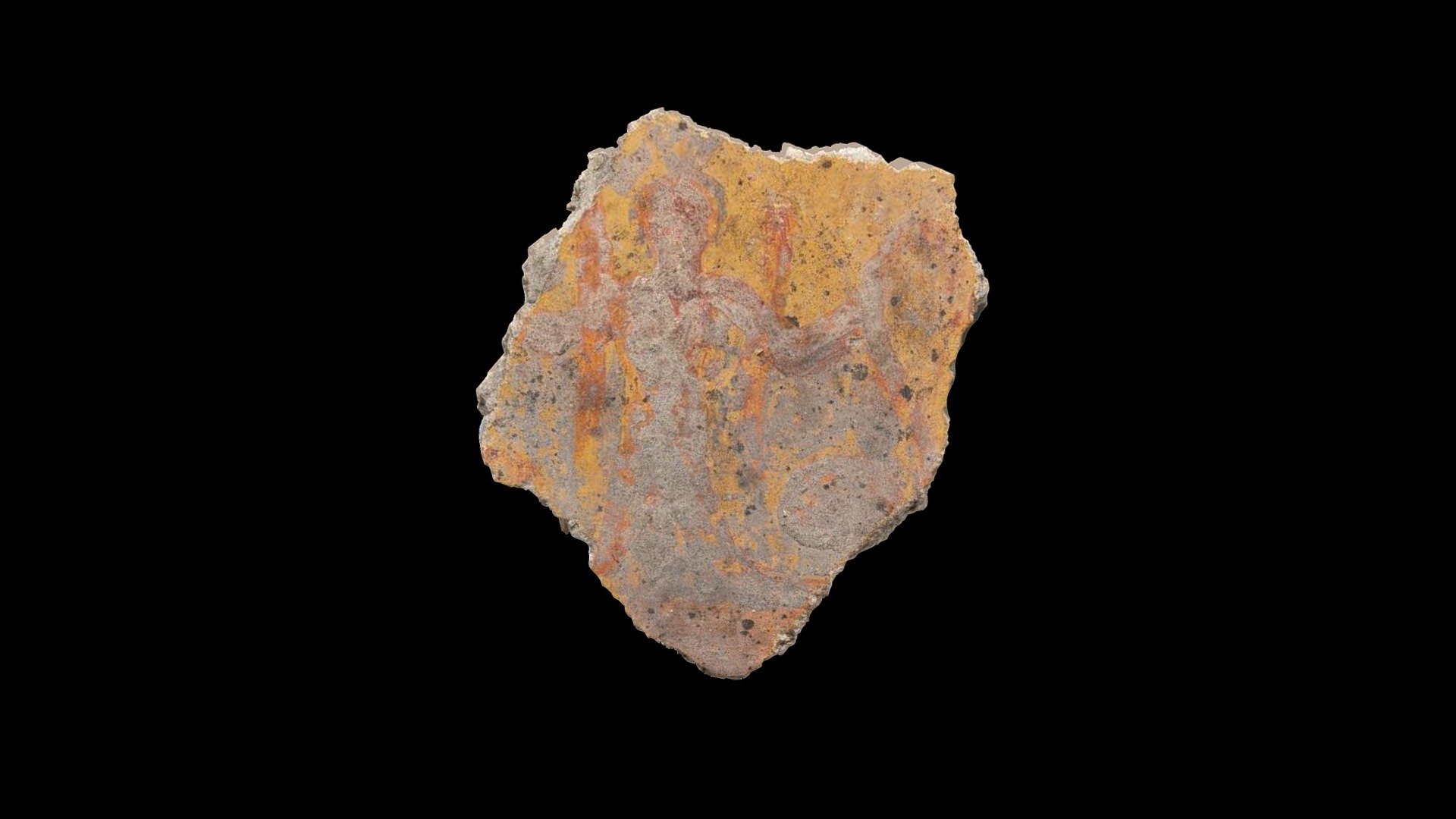 Painted wall fragment 4