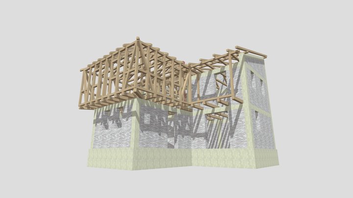 Structura Casa 3D Model