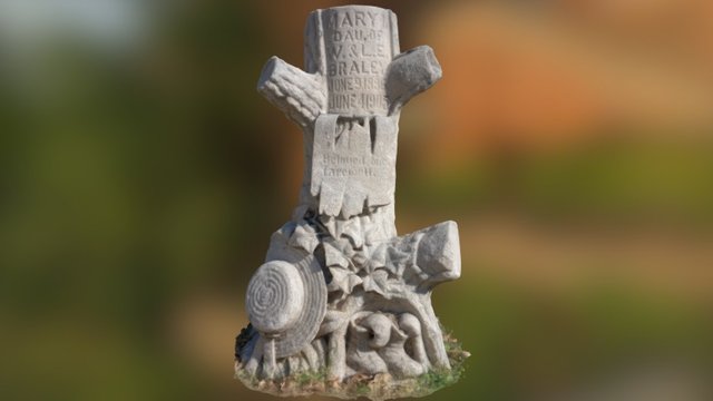 Mary Braley 1905 Gravestone