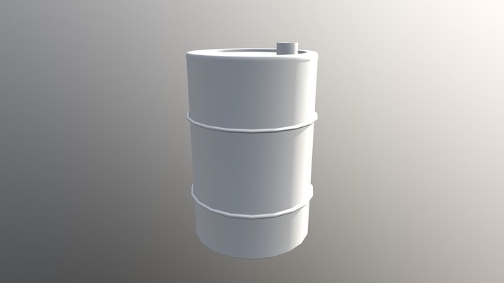 Oil Barrel Z 3D Model