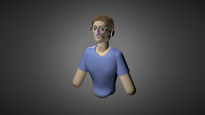 3D autoportrét Samuel Stračina 3D Model