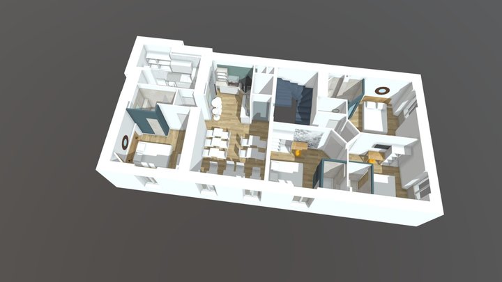 Hotel R+1 3D Model