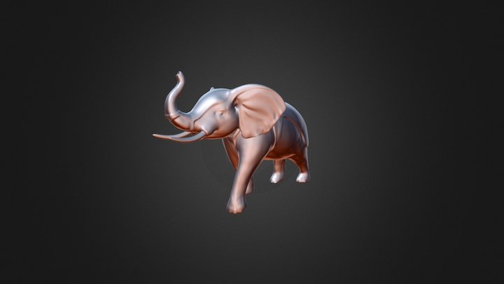Elephant Clean 3D Model