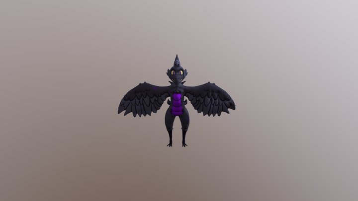 Raven Fullbody 3D Model