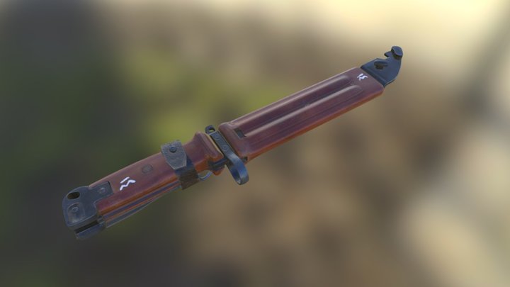 6x4 Knife 3D Model