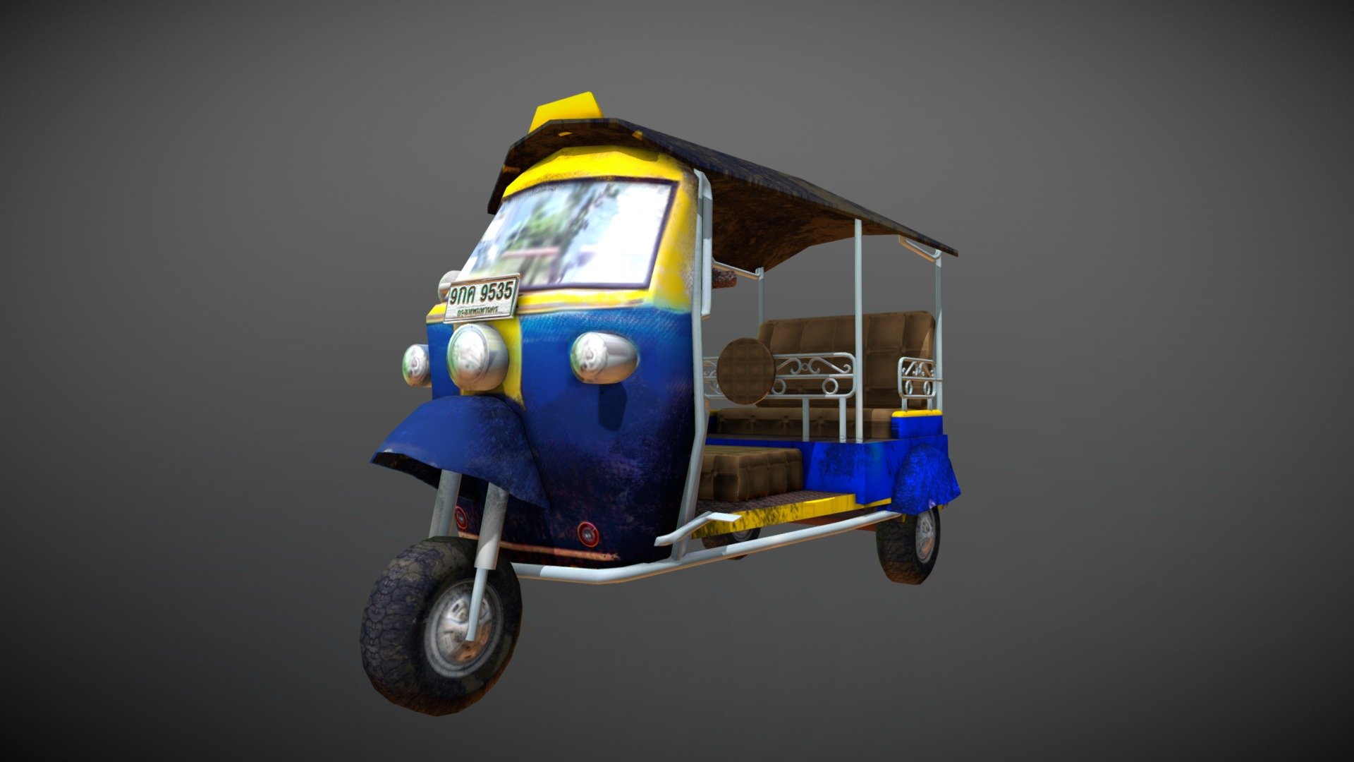 Tuk Tuk three wheelers taxi car