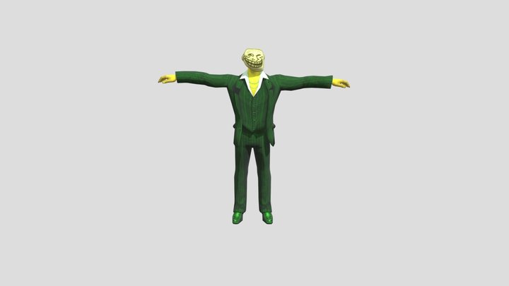 Trollface 3D models - Sketchfab
