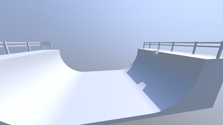 Skateboard Ramp Final 3D Model