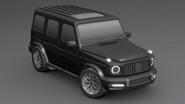 Mercedes- Benz G- Class Low-poly 3D 3D Model