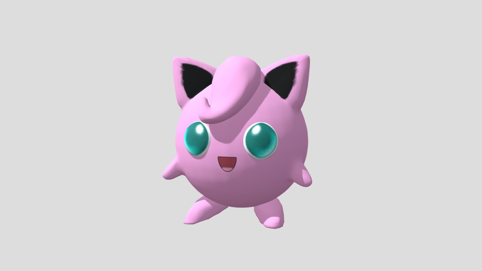 Jigglypuff - Low Poly 3D Pokémon - Download Free 3D model by cenzo ...