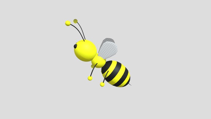 蜜蜂 3D Model