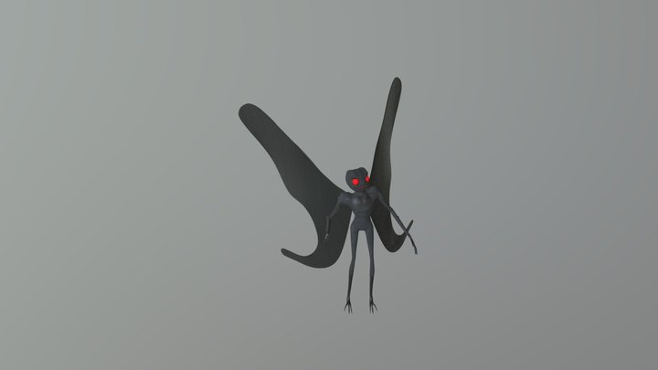 Mothman for Digital Creatures (KNB_217) 3D Model
