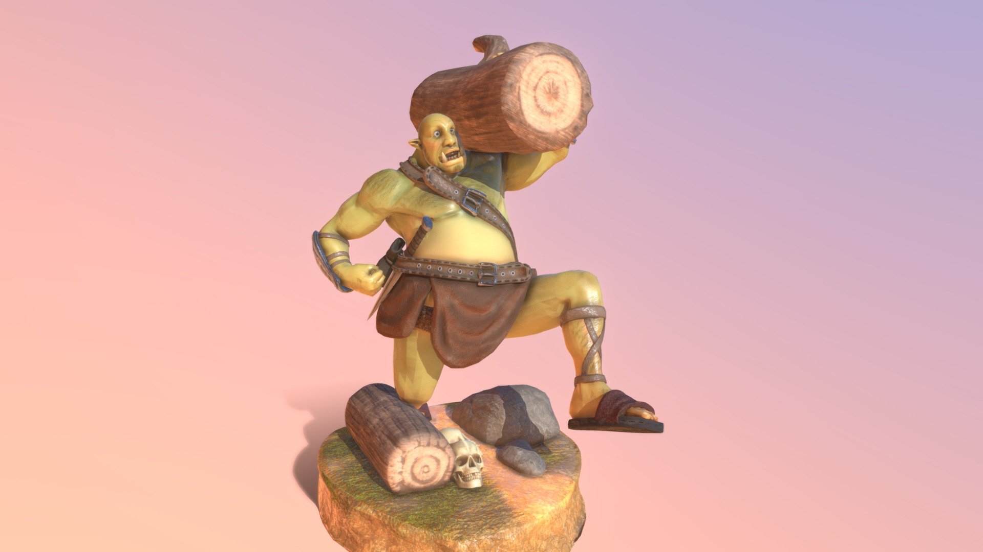 Ogre Warrior in Training