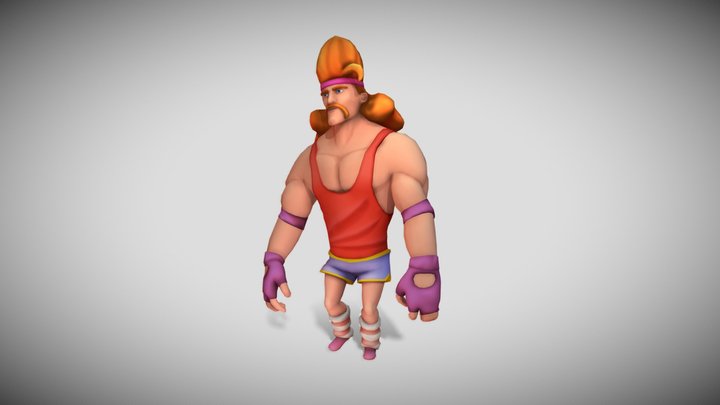Redhaired man 3D Model