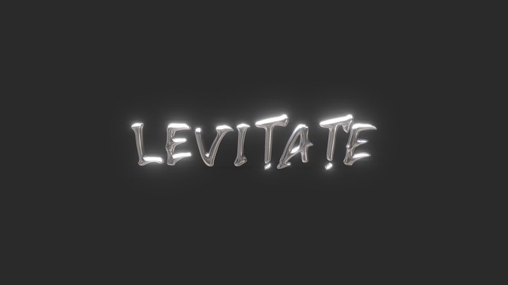 Levitate text 3D Model