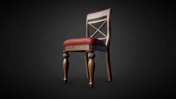 Vintage Chair-3 3D Model