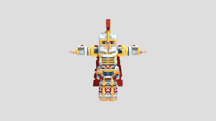 minecraft_knight 3D Model