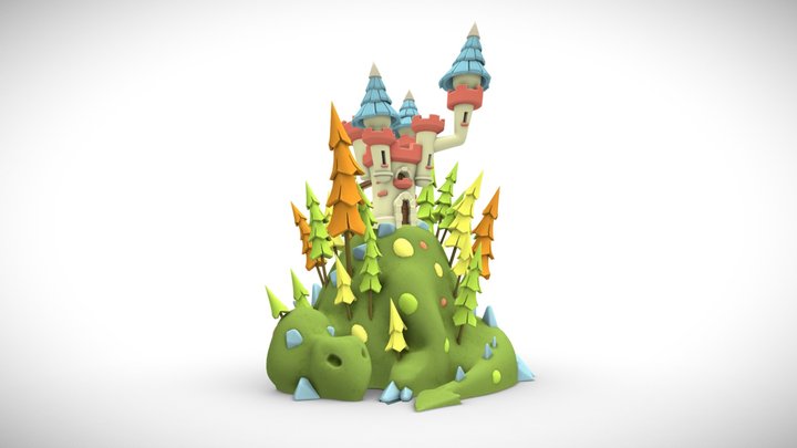 Dragon Mountain 3D Model