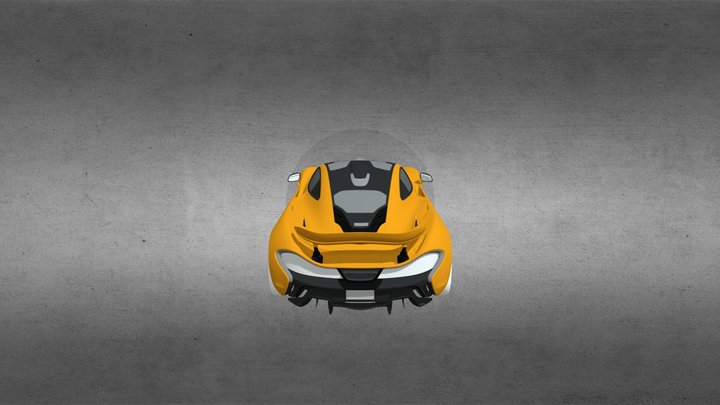 2013 Mc Laren P1 3D Model