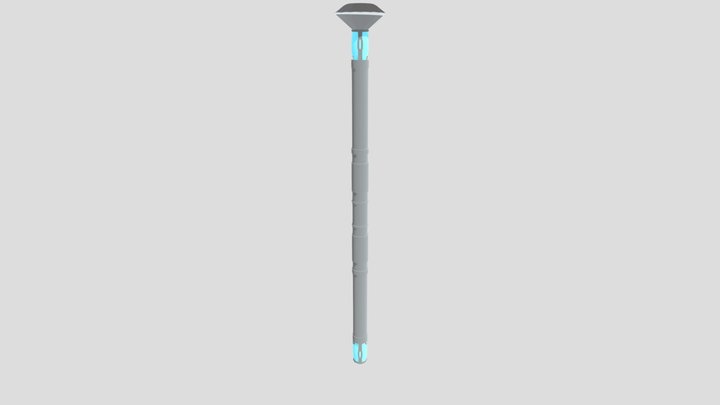 FuturisticHub Steve Staff 3D Model
