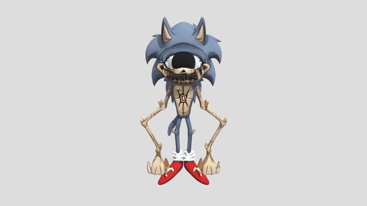 sonic.eyx sadly not rigged 3D Model