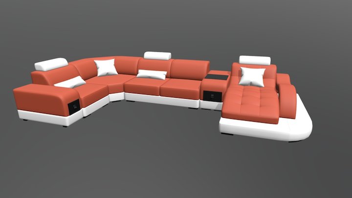 Divan Grand 1B-08 3D Model