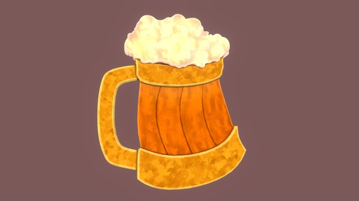Beer Wooden Sign – Free 3D Model STL