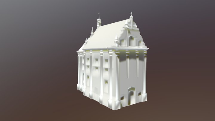 Kościół św Anny 3D Model