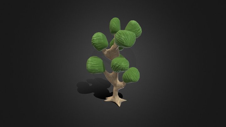 Low poly tree 3D Model