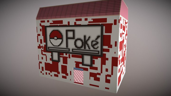 Pokémon Center 3D Model