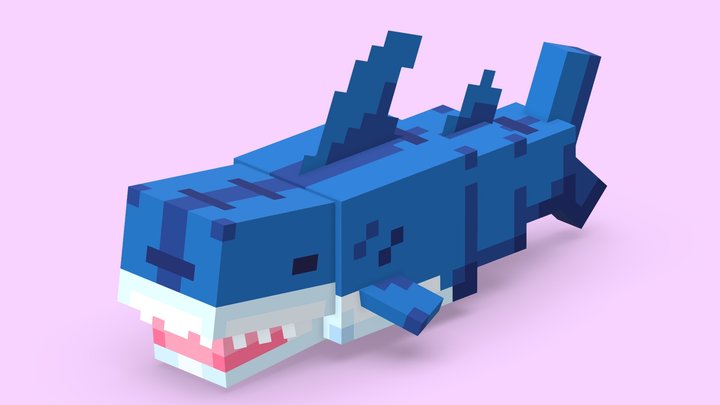 Blahaj 3D Model