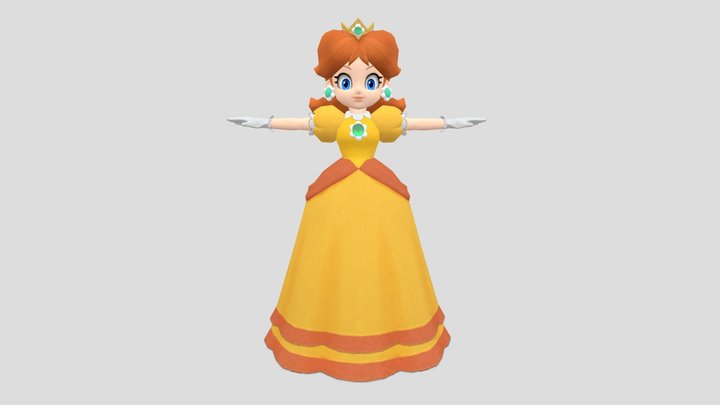Daisy (Mario Kart 8 Deluxe) 3D Model