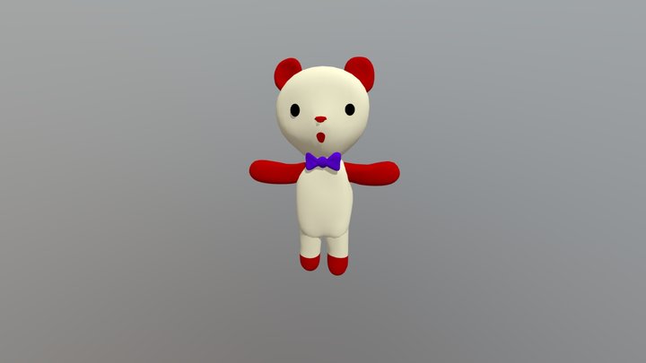 Stuffed Bear 3D Model