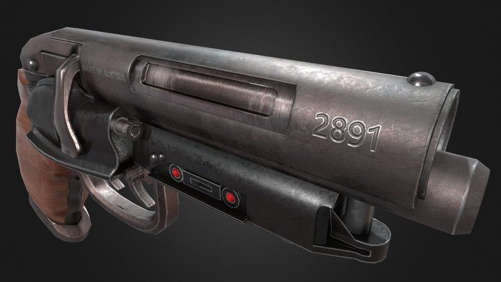 LAPD 2019 (Bladerunner Pistol) 3D Model