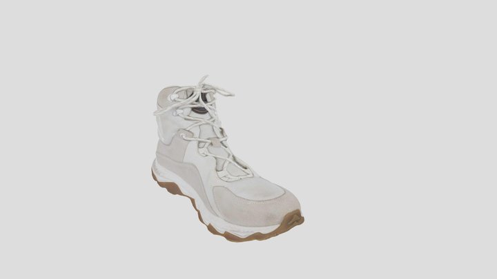 White adult shoe 3D Model