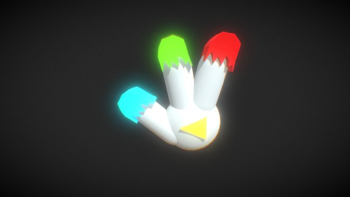 Finger painter 3D Model