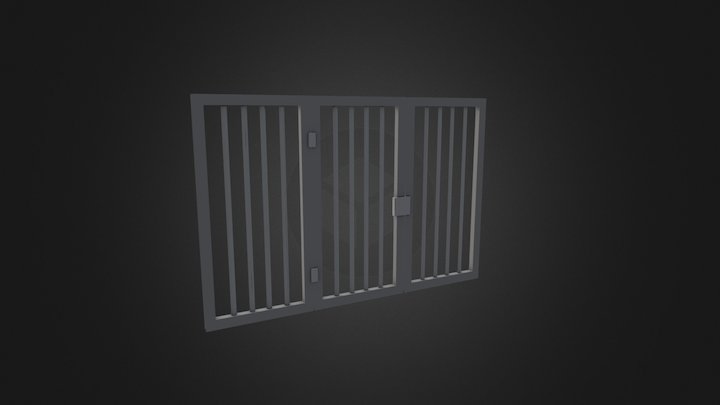 Cell Door 3D Model