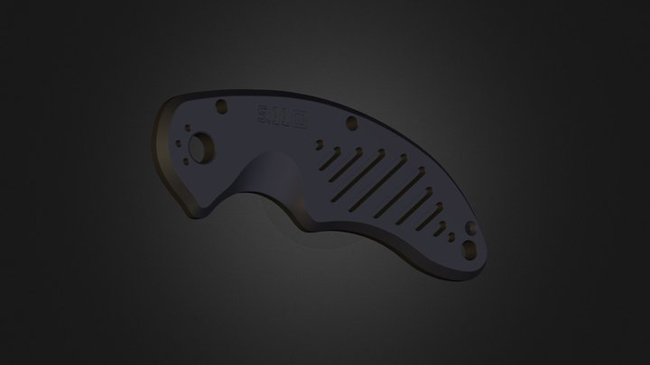 TACTICAL KNIFE "5.11 Min-Pin Knife" 002 3D Model