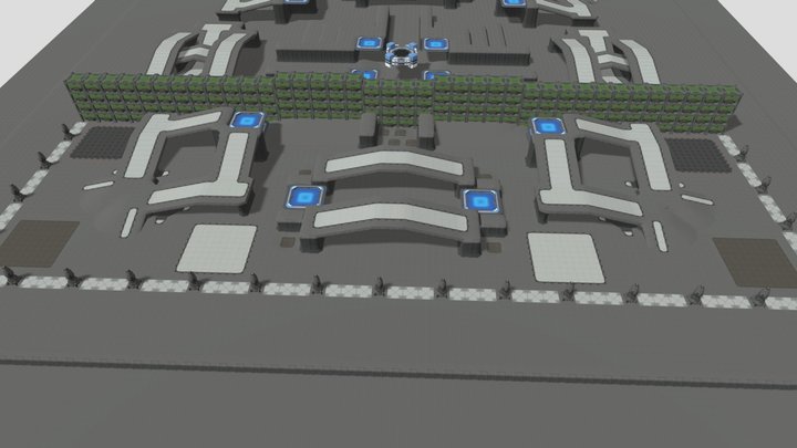 Bunker(1対1) 3D Model