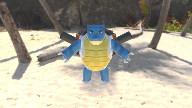 Blastoise (pokemon) 3D Model