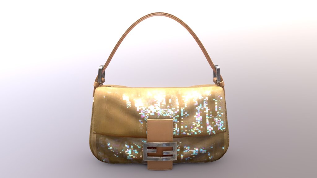 Fendi sequin baguette bag